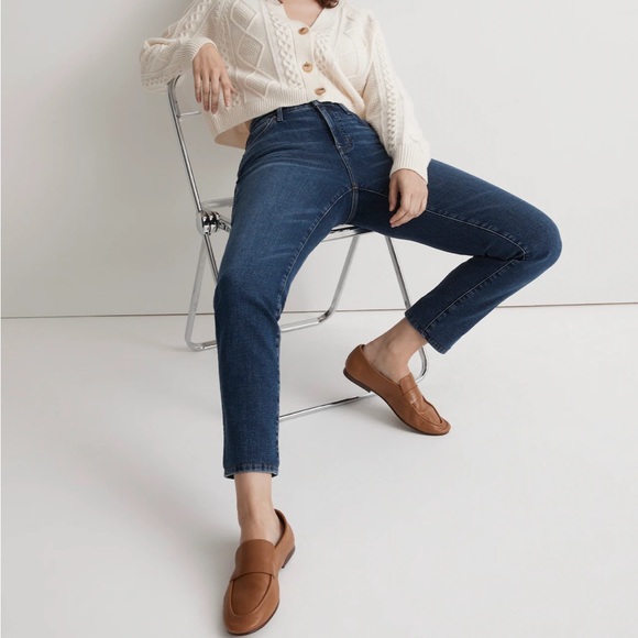 NWT 🔖 Madewell Curvy Stovepipe Jeans - Picture 1 of 6